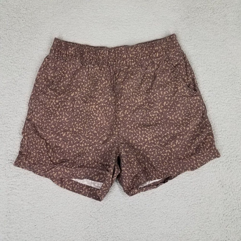 Social Standard Sanctuary Women's Medium Shorts Leopard Print Pull On Chino